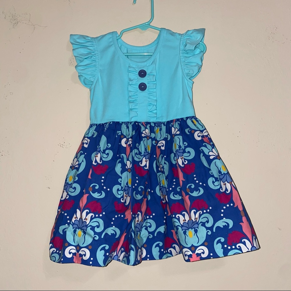 New Eleanor Rose 3/4 Floral Damask Dress